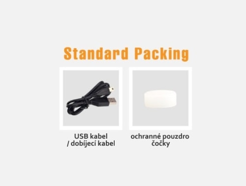 součásti balení - příslušenství kamery GitUp Standard packing