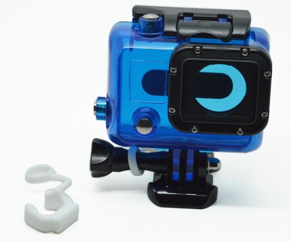 Černé silikonové zamykání pro akční kamery