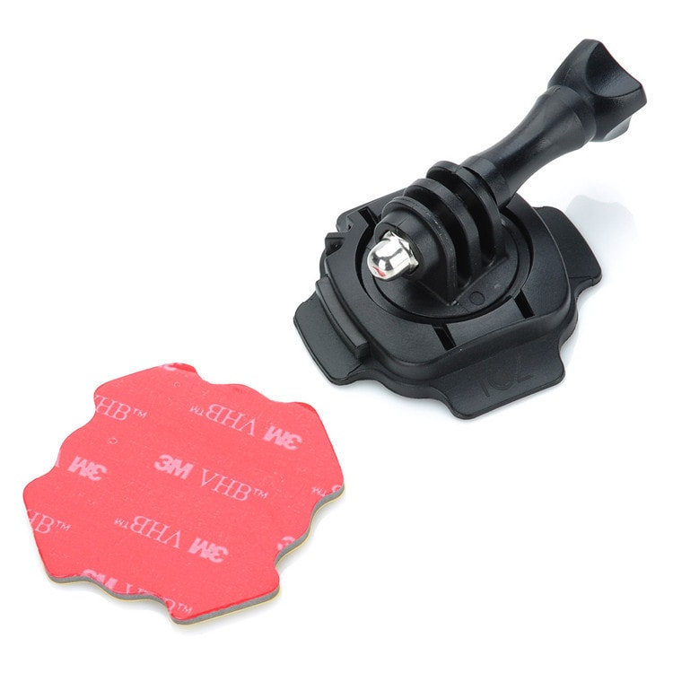 Otočný držák pro připevnění kamery na helmu - GitUp™, SJCAM™, GoPro™ (3M)