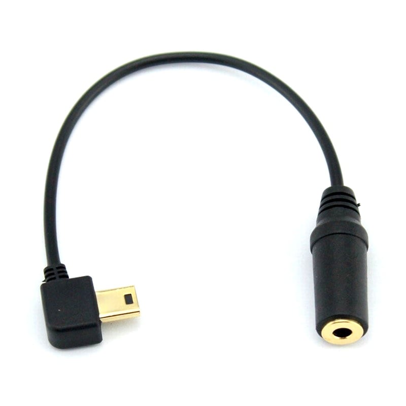 Kabel Mini USB / 3,5 mm MIC adaptér pro akční kamery