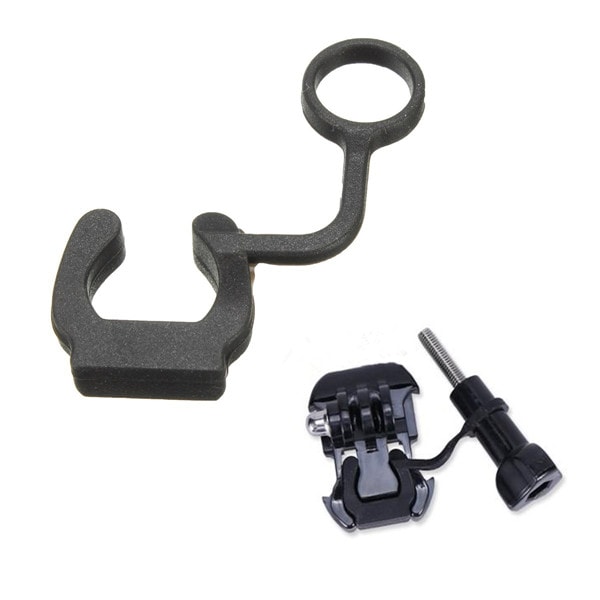 Černé silikonové zamykání pro akční kamery