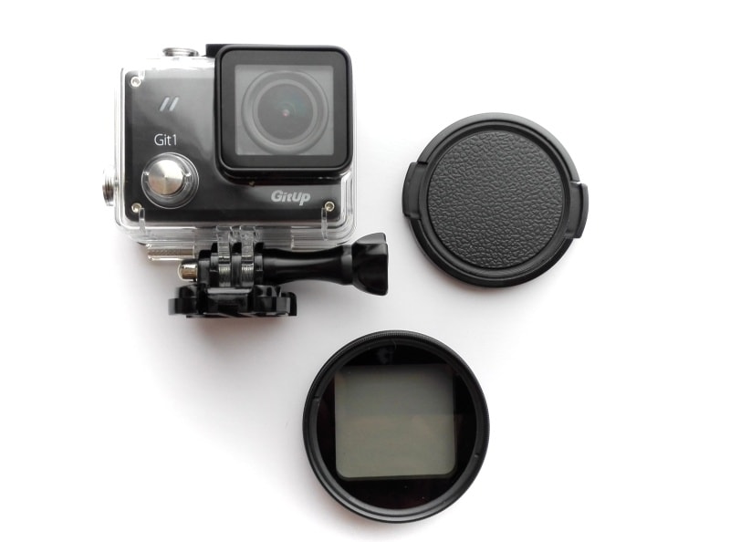 CPL polarizační filtr 52mm na vylepšené pouzdro pro akční kamery GitUp™ GoPro™