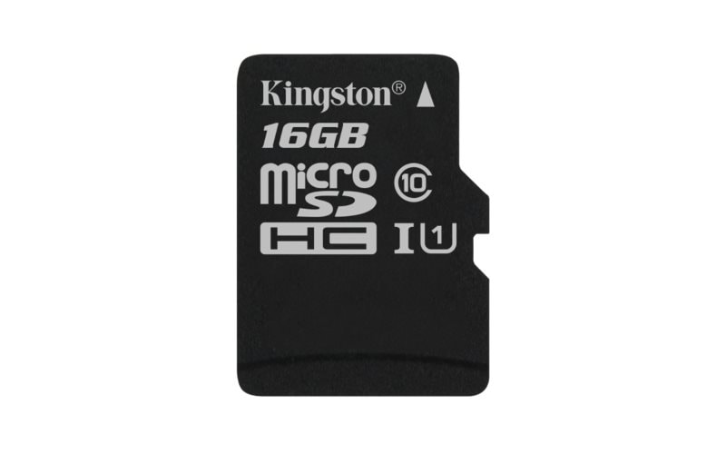 Paměťová karta micro SD Kingston 16GB s adapterem