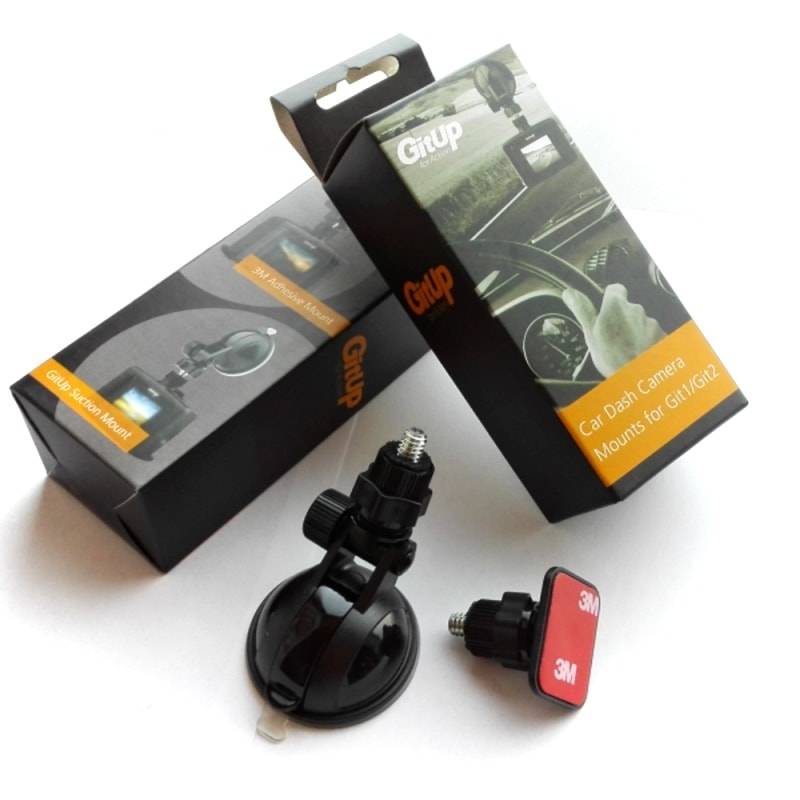 Nalepovací a přísavný držák na sklo pro kamery GitUp™ do auta - CAR KIT